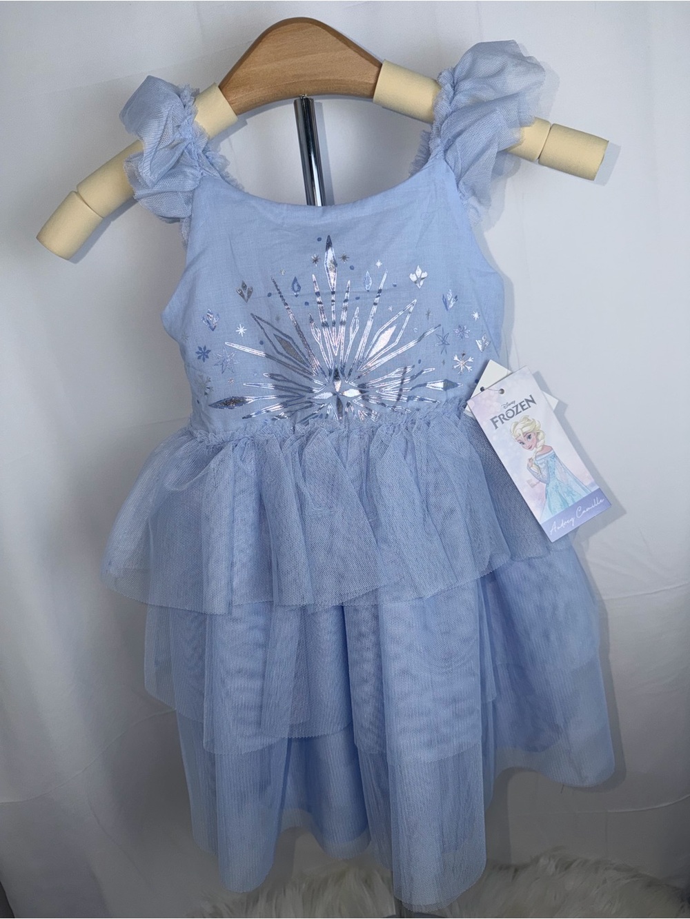 Disney Frozen Elsa Light Blue Tulle Dress-Up Costume 2T